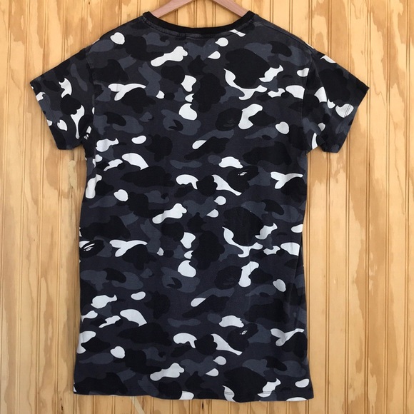 Women’s Distressed Camo A Bathing Ape T-Shirt - Picture 2 of 5